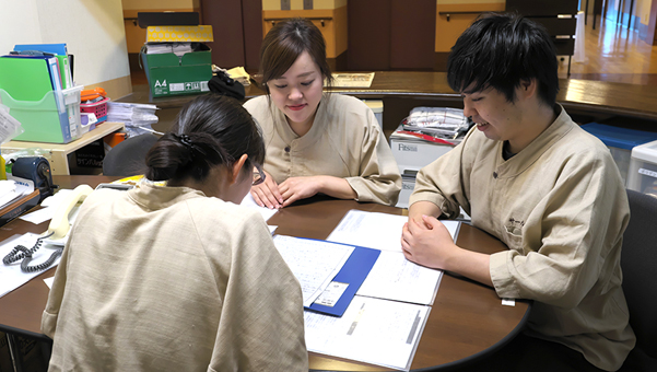 サービス内容で困ったときにはすぐに相談します。
